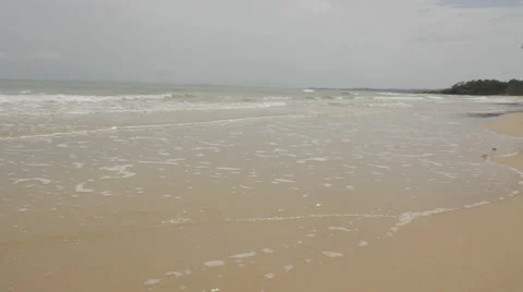 Waves On Shore 3 Stock Footage 43120086