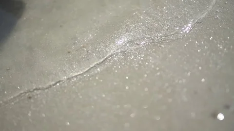 Waves at the shore Stock Footage 77970629