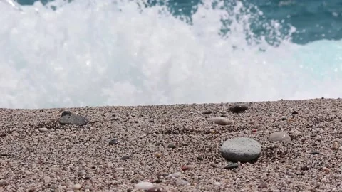Waves in the shore Stock Footage 114238572