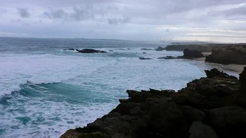 Waves at the shores Stock Footage 85518849