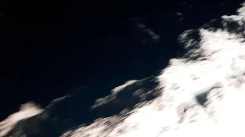 Waves by the side of Cruise ship Stock Footage 102496078