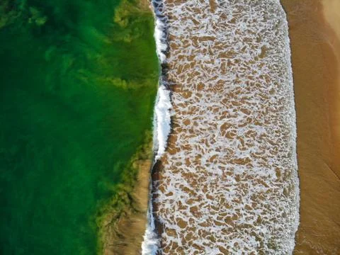 Waves from the sky Stock Photos