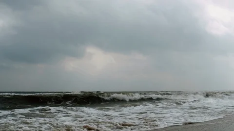 Waves In slow motion Stock Footage 107989248