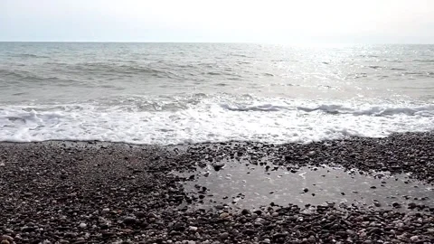 Waves in slow motion Stock Footage 132361213