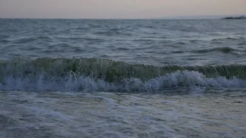 Waves in slow motion Stock Footage 185482545