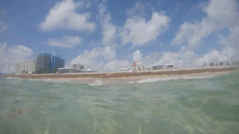 Waves Slow Motion Stock Footage 200797337