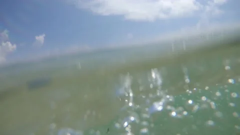 Waves Slow Motion Stock Footage 200797342