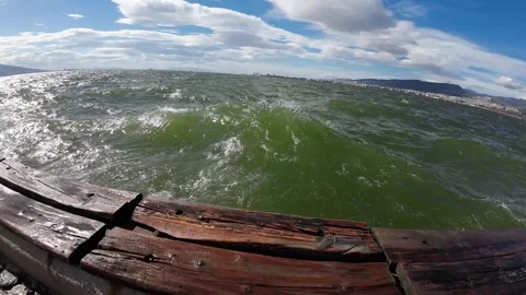 Waves In Slow Motion Stock Footage 241791454