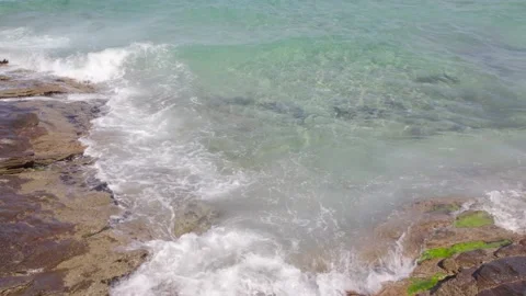 Waves slow motion H.265 스톡 동영상 230609611