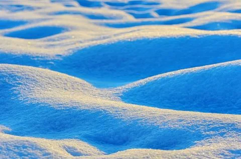 Waves of snow Stock Photos