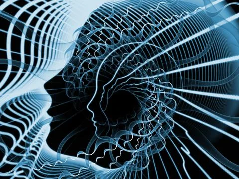 Waves of Soul and Mind Illustrazione stock