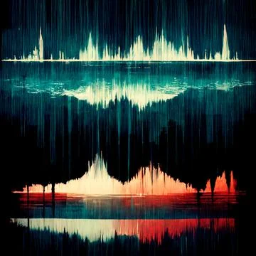 Waves of Sound Stock Illustration