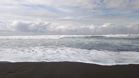 Waves on the south coast of the island of Java Stock Footage 229868462