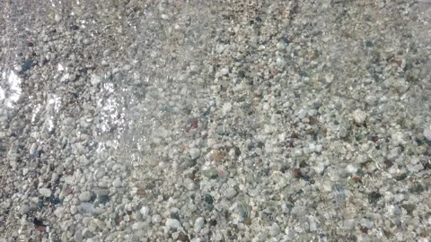 Waves Splashing over the pebbles. Stock-Footage 230469932