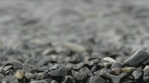 Waves Splashing on Pebbles Stock Footage 342035327