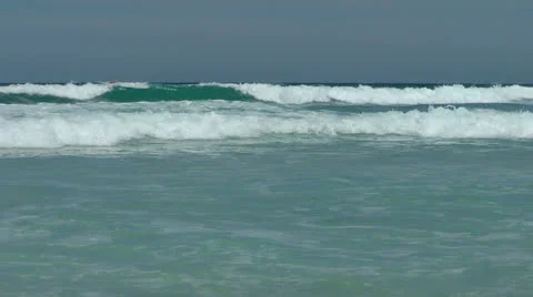 Waves at St. Ives Stock Footage 25471088