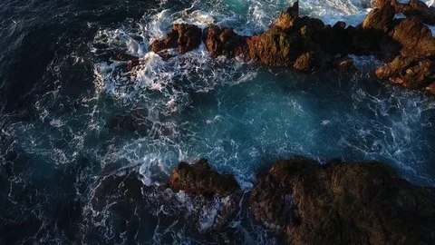 Waves Static 02 Video stock 74490780