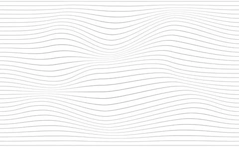 Waves strip background Stock Illustration