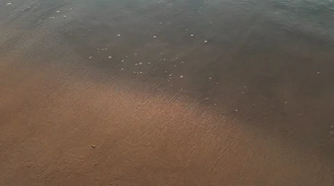 Waves at sunset Stock Footage 10577966