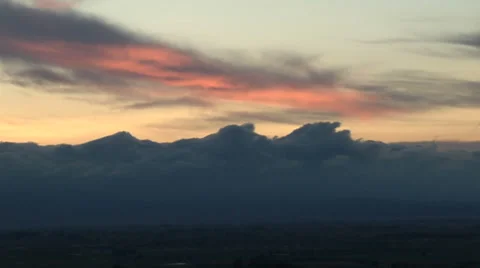 Waves at Sunset Stock Footage 54718269