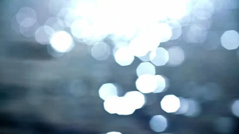 Waves on the surface of the lake under the sun Stock Footage 257166726