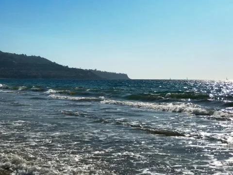 Waves on the surface of the ocean Stock Photos