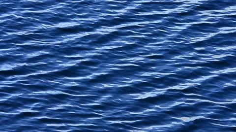 Waves on surface of water Stock Footage 14828761