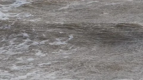 Waves on the surface of the water. Stock Footage 163643004