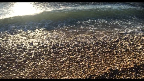 Waves at surfer beach Stock Footage 273344591