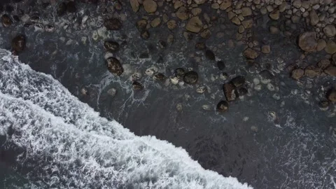 WAVES TOP VIEW Vídeo Stock 188120161