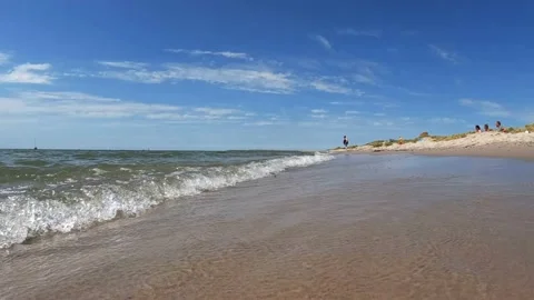 Waves towards Gopro camera Stock Footage 206652370