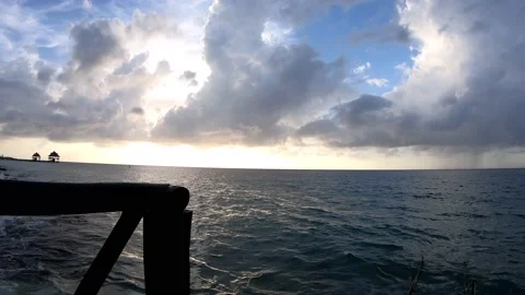 Waves on a tropical coastline. Stock Footage 210895681