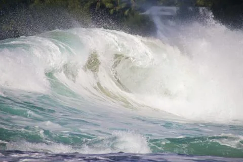 Waves Tunnels Beach Stock Photos