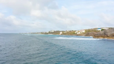 Waves in turquoise sea Stock Footage 116346317