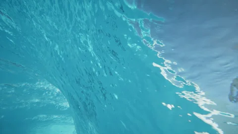 Waves from Underwater Stock Footage 327552302