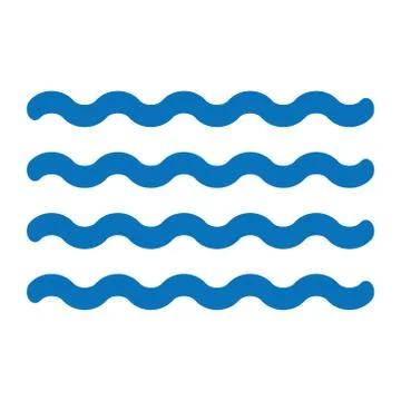 Waves vector icon Stock Illustration