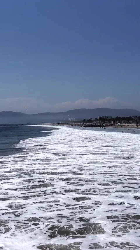 Waves at Venice Beach Stock Footage 201771816