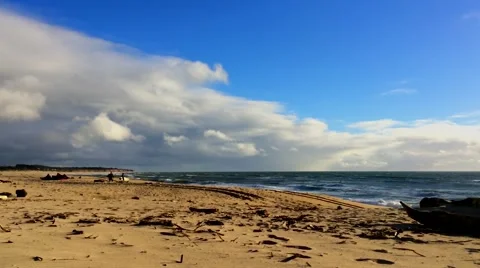 Waves at Venice Beach, Half Moon Bay, CA, USA Stock Footage 51452333