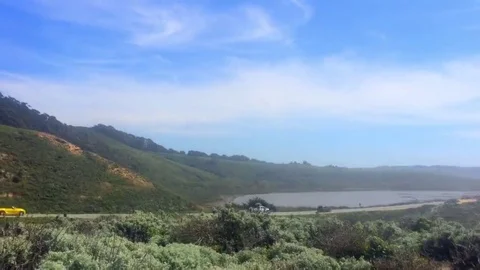 Waves at Venice Beach, Half Moon Bay, CA, USA 스톡 동영상 69104311