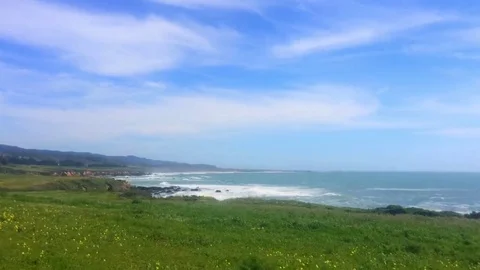 Waves at Venice Beach, Half Moon Bay, CA, USA Stock-Footage 69106408