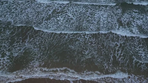 Waves View of Whiterocks From Above Stock Footage 300616314