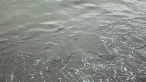 Waves washing ashore Stock Footage