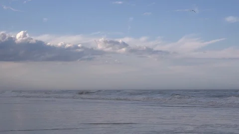 Waves Washing Ashore Stock Footage 88448871