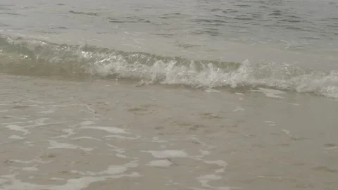 Waves Washing Onto Beach Clip One 스톡 동영상 167775020