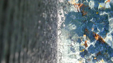 Waves water falling from a height. Vídeo Stock 49943741