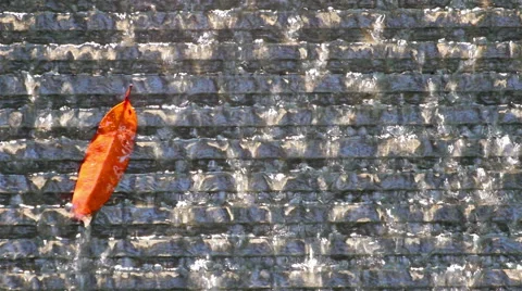 Waves water falling from a height. 動画素材 49972856