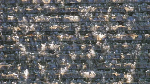 Waves water falling from a height. Vídeo Stock 49972864