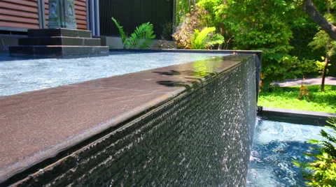 Waves water falling from a height. Stock-Footage 49972958