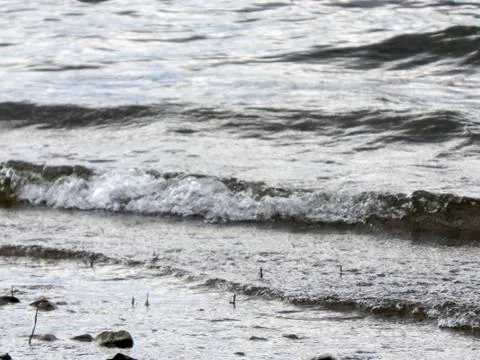 Waves on water Foto stock