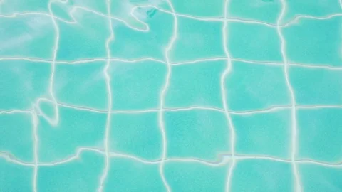 Waves water in the pool with light reflections. slow motion Vidéo 93940207